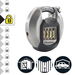 Cadenas à combinaison Excell M40EURDNUM disque en zinc Ø70 mm hauteur de l'anse 16 mm-Master Lock Sale