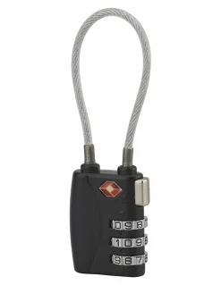 Cadenas à combinaison TSA à cable, 3 chiffres, voyage, 30mm --Thirard Online