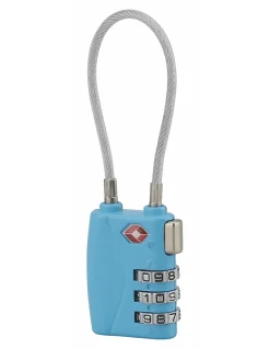 Cadenas à combinaison TSA à cable, 3 chiffres, voyage, 30mm --Thirard Online