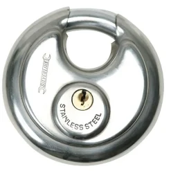 Cadenas Circulaire en Acier Inoxydable 70 mm - Sécurisé et Durable - Protection Optimale -^Silverline Hot