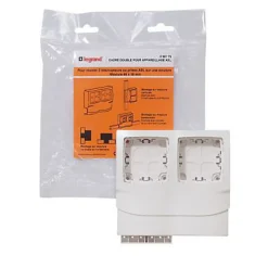 Cadre 2 postes appareillage saillie pour moulures DLPlus^Legrand New