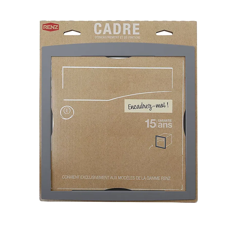 Cadre d'encastrement Gris perle 7037M^Renz Best