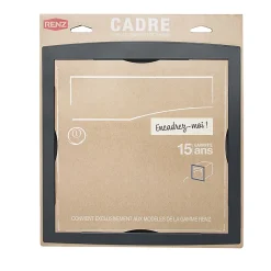 Cadre d'encastrement Gris anthracite aspect sablé REN 0206^Renz Clearance