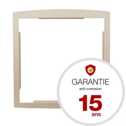 Cadre d'encastrement Ivoire brillant RAL 1015^Renz New