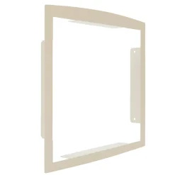 Cadre d'encastrement Ivoire brillant RAL 1015^Renz New