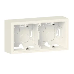 Cadre support saillie 2 postes Dooxie blanc^Legrand Hot