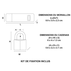 Caisson de sécurité ignifugé et étanche format L MasterLock^Master Lock Outlet