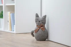 Cale porte chat Rei tissu ⌀10,5x H.25,5 cm- Hot