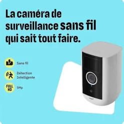 Caméra de surveillance extérieure sans fil avec batterie, Omajin by^Netatmo