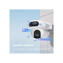 Caméra de surveillance exterieure motorisee double optique H90 2K-Ezviz Sale