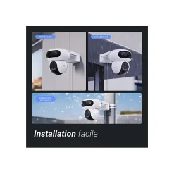 Caméra de surveillance exterieure motorisee double optique H90 2K-Ezviz Sale