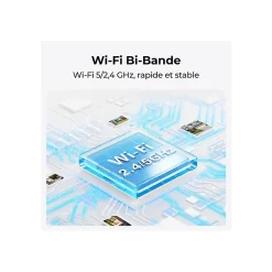 Caméra de surveillance Sonnette exterieur connectee D340W Noir^Reolink