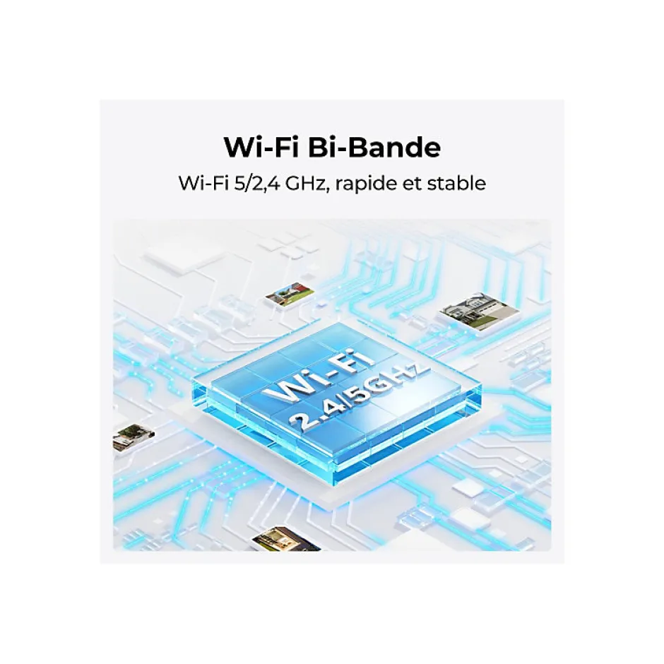 Caméra de surveillance Sonnette exterieur connectee D340W Noir^Reolink