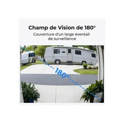 Caméra de surveillance Sonnette exterieur connectee D340W Noir^Reolink