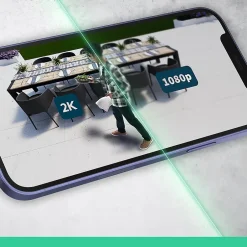 Caméra de vidéosurveillance extérieure Essential2 2k blanc vendue par 3 pièces-Arlo Hot