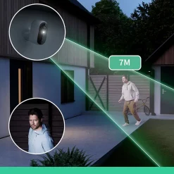 Caméra de vidéosurveillance extérieure Essential2 2k blanc vendue par 3 pièces-Arlo Hot