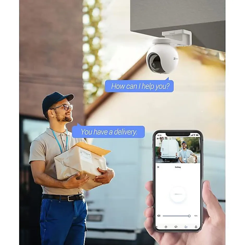 Caméra de vidéosurveillance extérieure sur batterie HB8 2K+-Ezviz Hot