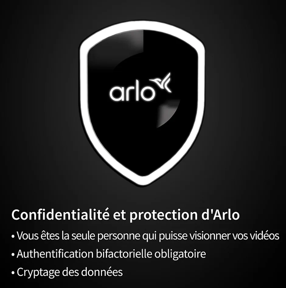 Caméra de vidéosurveillance sans fil Essential Spotlight 1080p blanche, lot de 3^Arlo New