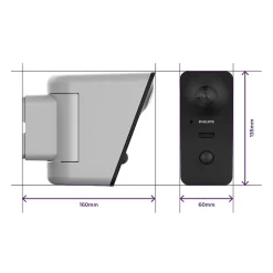 Caméra de vidéosurveillance extérieure WelcomeEye-Philips Outlet
