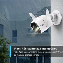 Caméra de vidéosurveillance extérieure connectée Tapo C320WS 2K HD-TP-Link