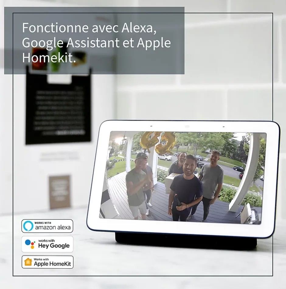 Caméra de vidéosurveillance sans fil Floodlight Pro3 2K blanche-Arlo Online