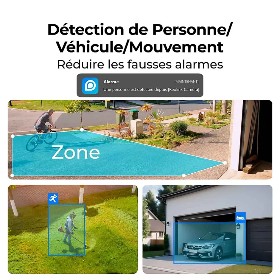 Caméra extérieure - - B320 - Panneau solaire - Blanc^Reolink Sale