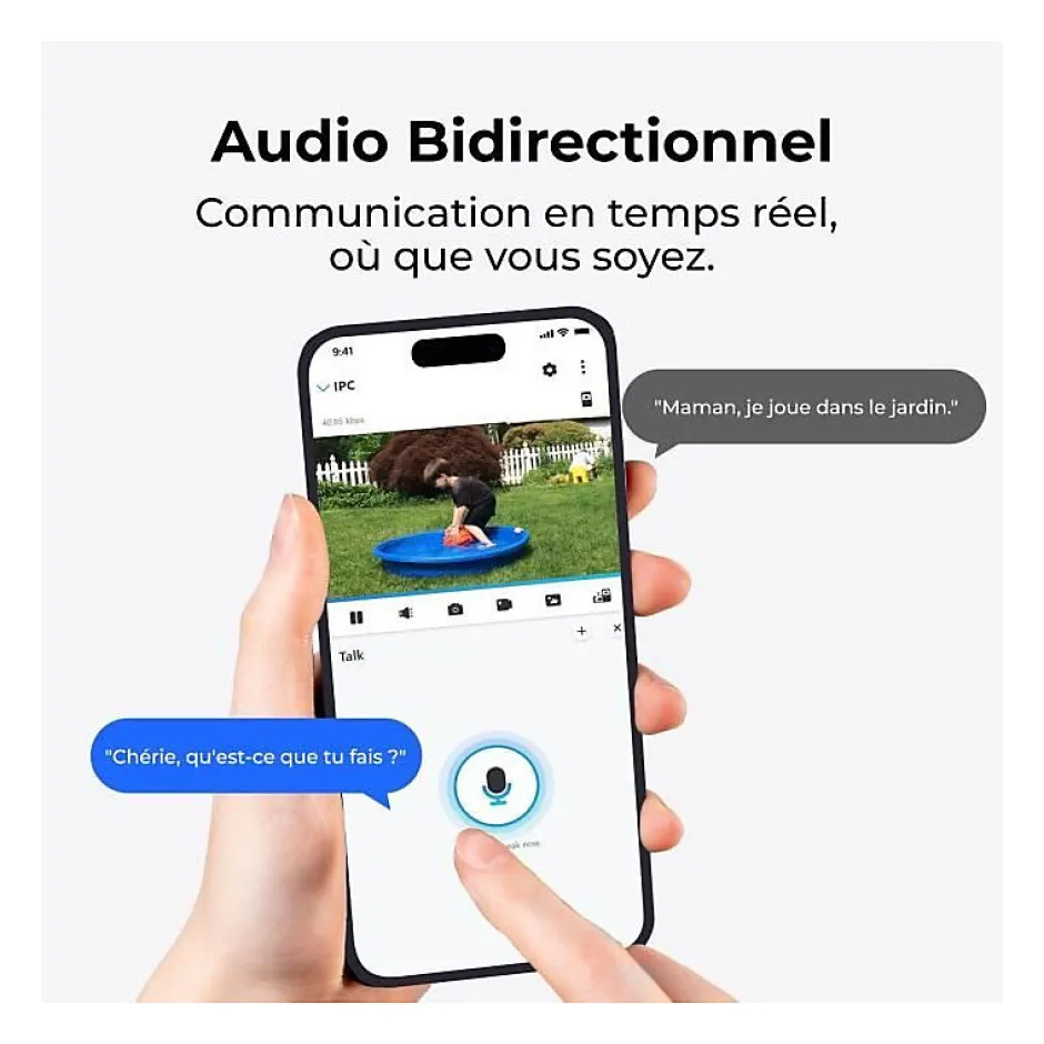 Caméra extérieure - - B320 - Panneau solaire - Blanc^Reolink Sale