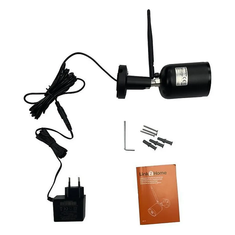 Caméra WiFi - - Intérieure/extérieure - 1080P HD, vision nocturne, détection mouvement^Link2Home Online
