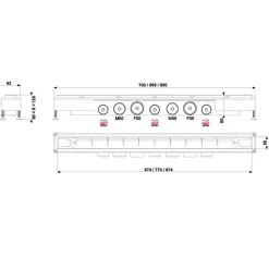 Caniveau de douche - Venisio - Pro - 700 mm^Wirquin Outlet