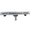 Caniveau de douche italienne slim DEKI L.70 cm acier inoxydable avec siphon 360, drainage performant^Saniverre Outlet