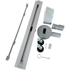 Caniveau de douche italienne slim DEKI L.70 cm acier inoxydable avec siphon 360, drainage performant^Saniverre Outlet