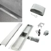 Caniveau de douche Italienne DALA inox L.70 cm anti-odeurs + filtre, drainage performant --Saniverre Hot