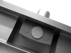 Caniveau de douche italienne réglable acier inoxydable avec Siphon et filtre - 70cm-Bernstein