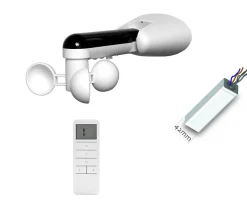 Capteur de vent et soleil, anémomètre pour store banne-Automatisme Passion Clearance