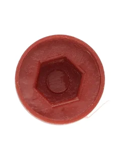 Capuchon plastique Vis Diamètre 6.3 Surplat 10 RAL8012 brun rouge - 30 pièces-Vis Express Hot