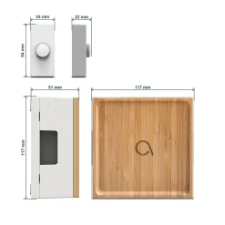 Carillon filaire éco-conçu Bamboo - - 102506-Avidsen Clearance