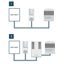 Carillon filaire en 230 V à câbler avec bouton d'appel non fourni - - 102313-Avidsen Online