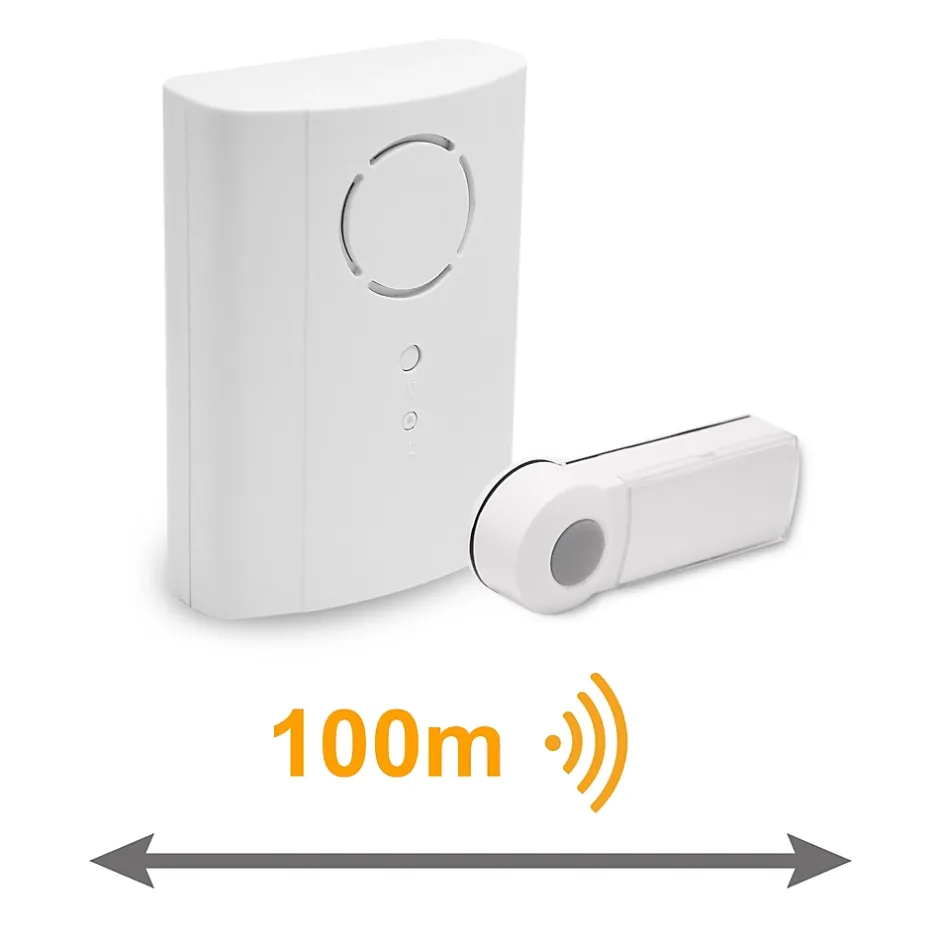 Carillon sans fil à fixer ou poser Carillo - Portée 100 m - - 061007-Extel New