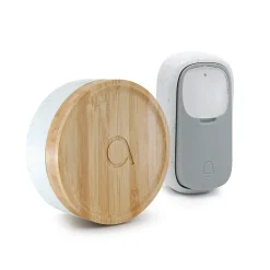 Carillon sans fil blanc et bambou^Avidsen New