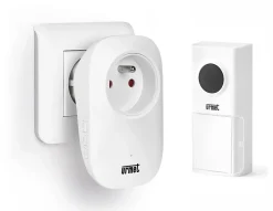 Carillon sans fil et sans pile à brancher sur prise-Urmet Outlet