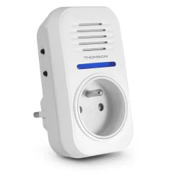 Carillon sans fil sans pile avec prise gigogne portée 150m - - 513131-Thomson Online