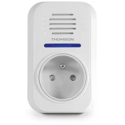 Carillon sans fil sans pile avec prise gigogne portée 150m - - 513131-Thomson Online