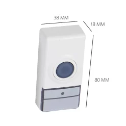 Carillon USB avec Flash LED Multi couleur et bouton de sonnette sur piles^Kyf Sale