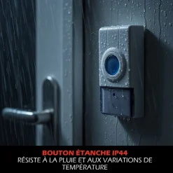 Carillon USB avec Flash LED Multi couleur et bouton de sonnette sur piles^Kyf Sale