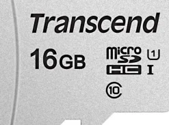 Carte mémoire microSDHC 16GB 300S-Transcend Clearance