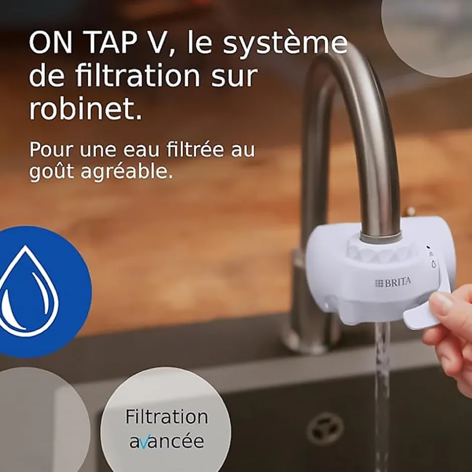 Cartouche pour système de filtration sur robinet ON TAP V-Brita New