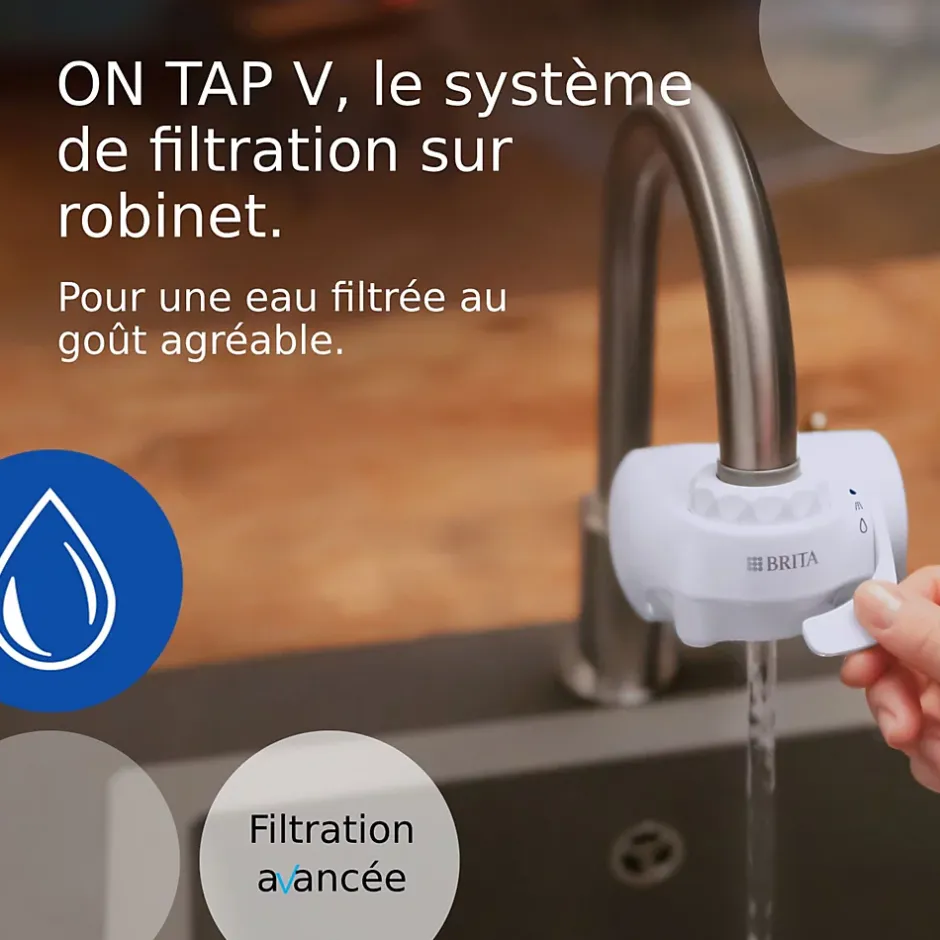 Cartouche pour système de filtration sur robinet ON TAP V-Brita New