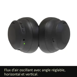 Casque Audio portable Bluetooth ANC Réduction active de bruit^Kyf Best