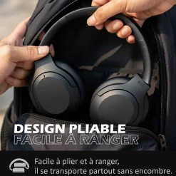Casque Audio portable Bluetooth ANC Réduction active de bruit^Kyf Best
