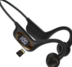 Casque Bluetooth à Conduction osseuse sans Fil avec Microphone noir-Vendos85 New